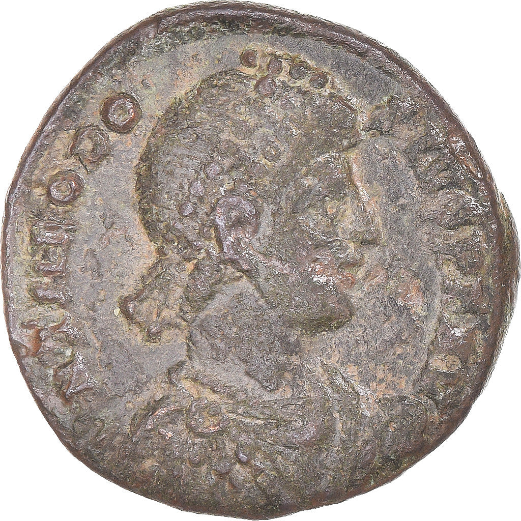 Moneta,
Teodozjusz I,
Follis