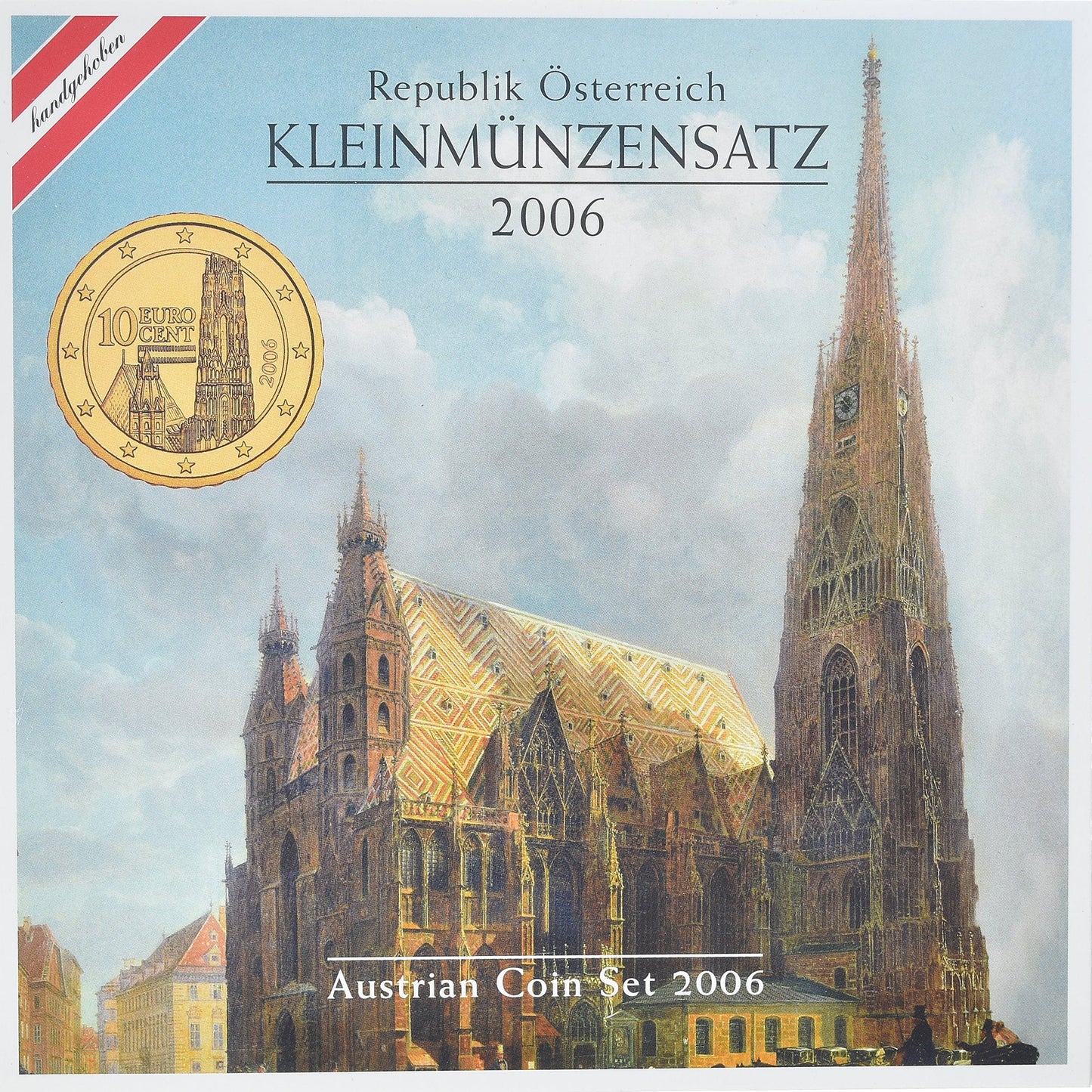 Österreich,
Setze 1 ct. - 2 euro,
2006