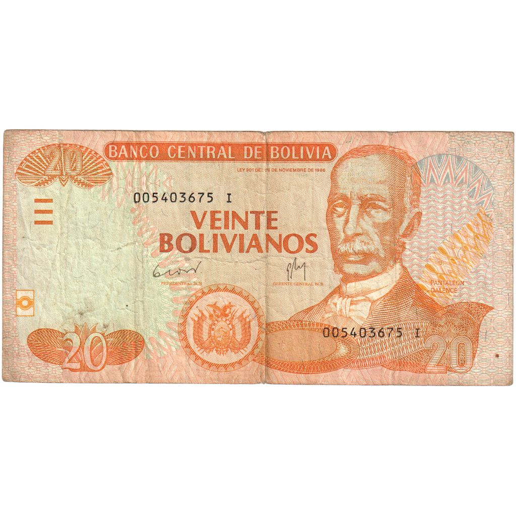 Boliwia,
20 boliwijczyków,
1986