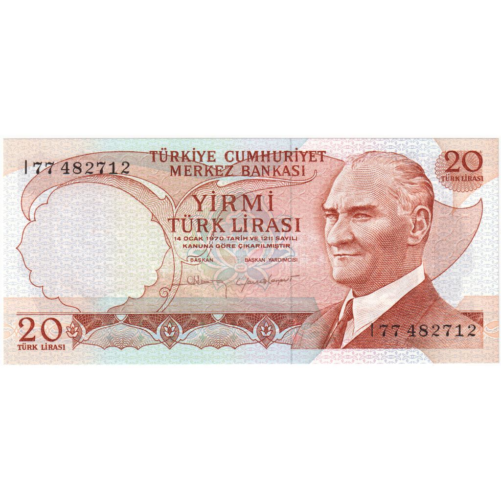 Indyk,
20 lirów,
UNC(65-70)