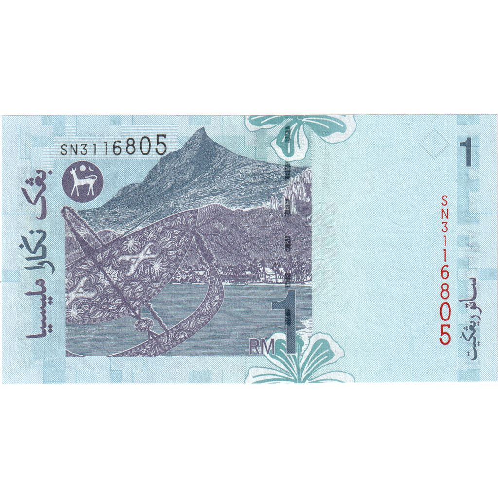 Malezja,
1 Ringgit,
UNC(65-70)