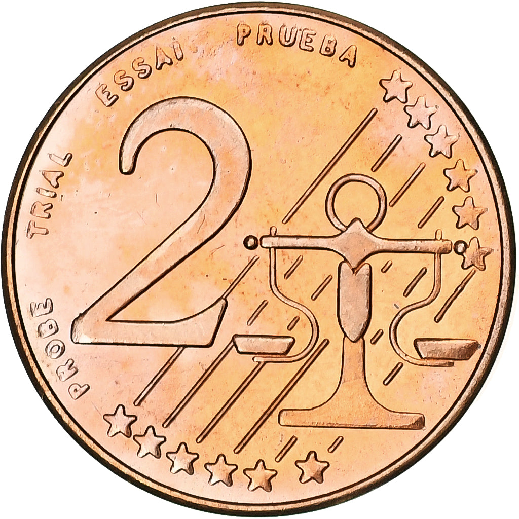 Andora,
2 eurocenty,
Fantasie-Euro-Muster