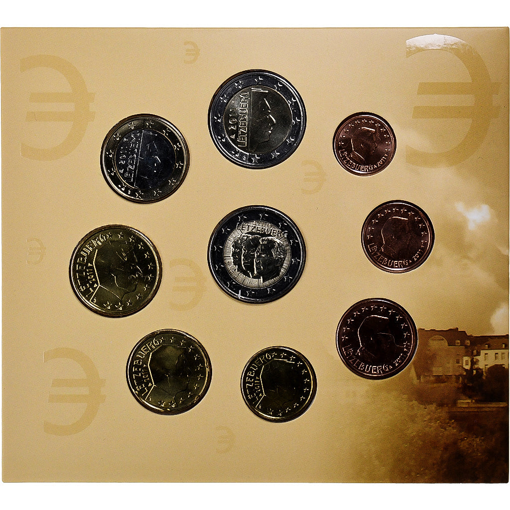 Luksemburg,
1 cent za 2 euro,
BU