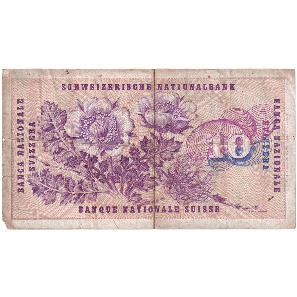 Szwajcaria,
10 Frankena,
15.01.1969
