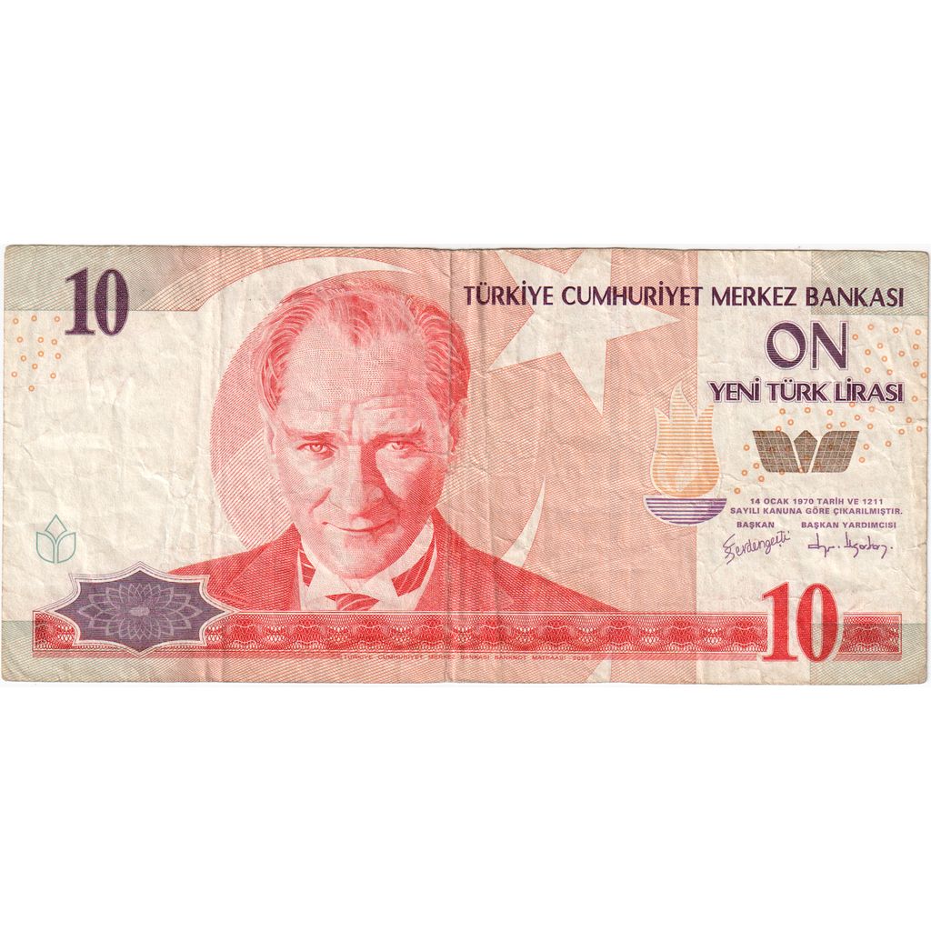 Indyk,
10 nowych lirów,
VF(30-35)