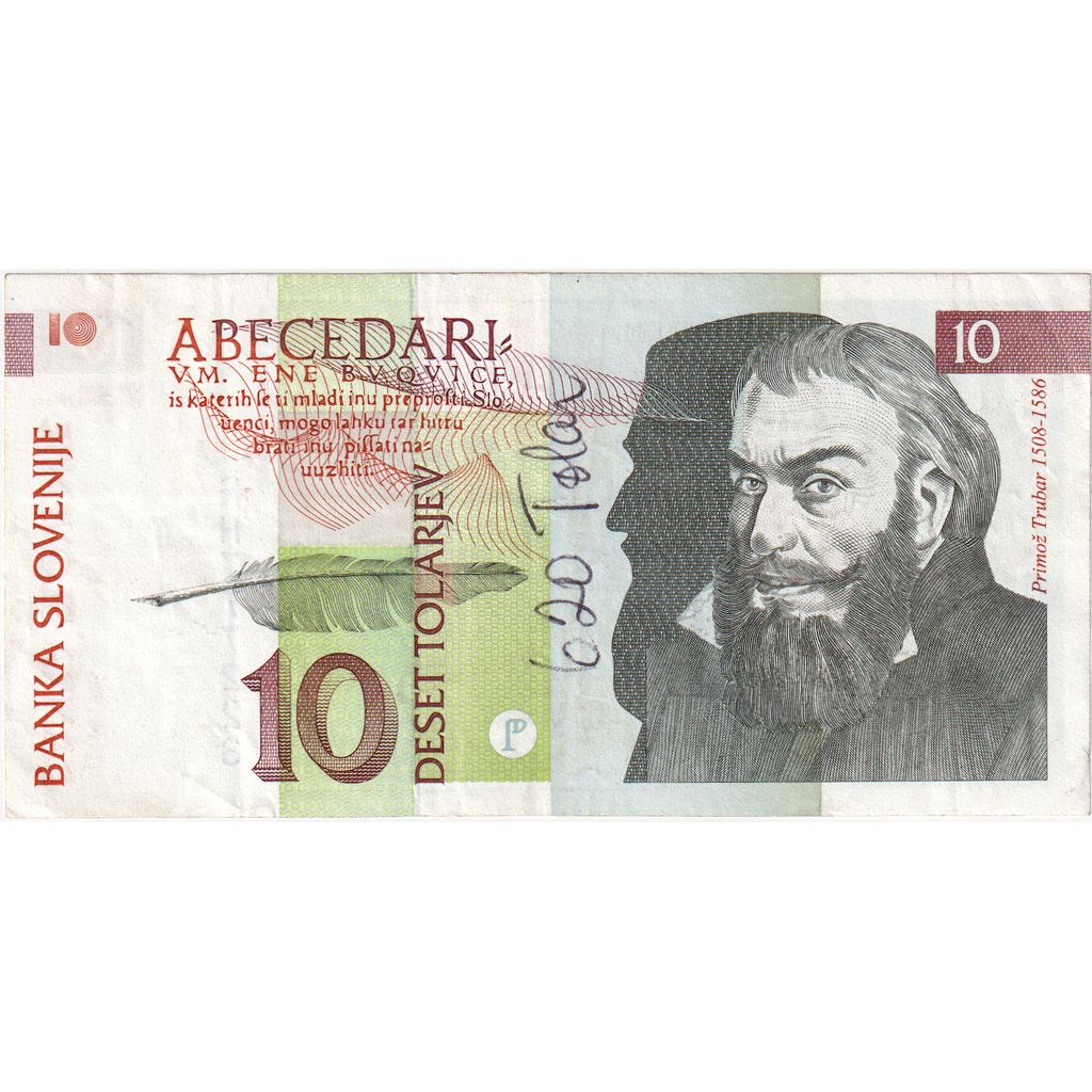 Słowenia,
10 Tolarjew,
UNC(65-70)