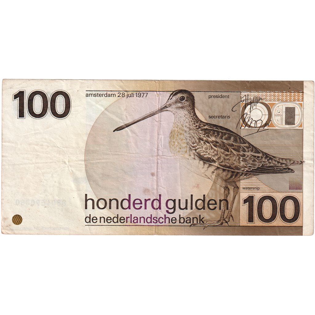 Niderlandy,
100 Guldenów,
28.07.1977