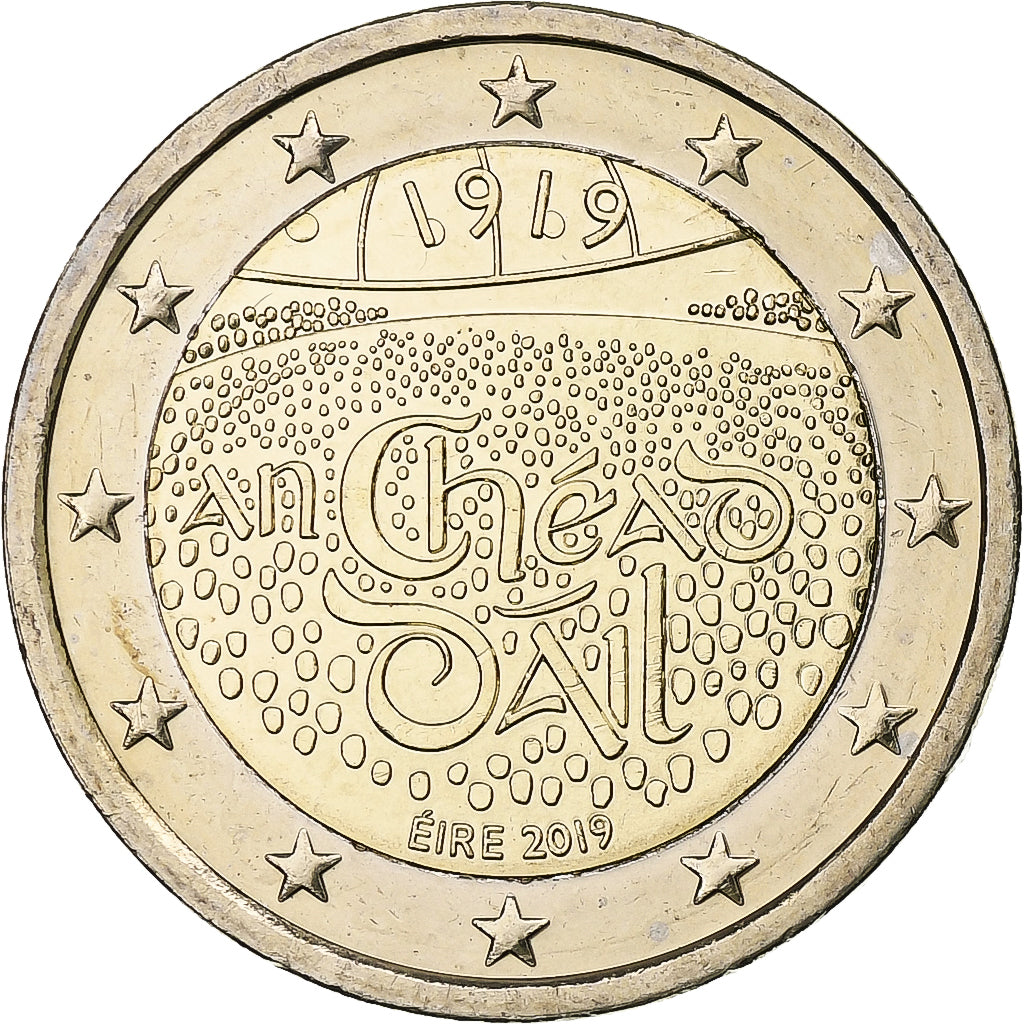 Irlandia,
2 euro,
Dáil Éireann