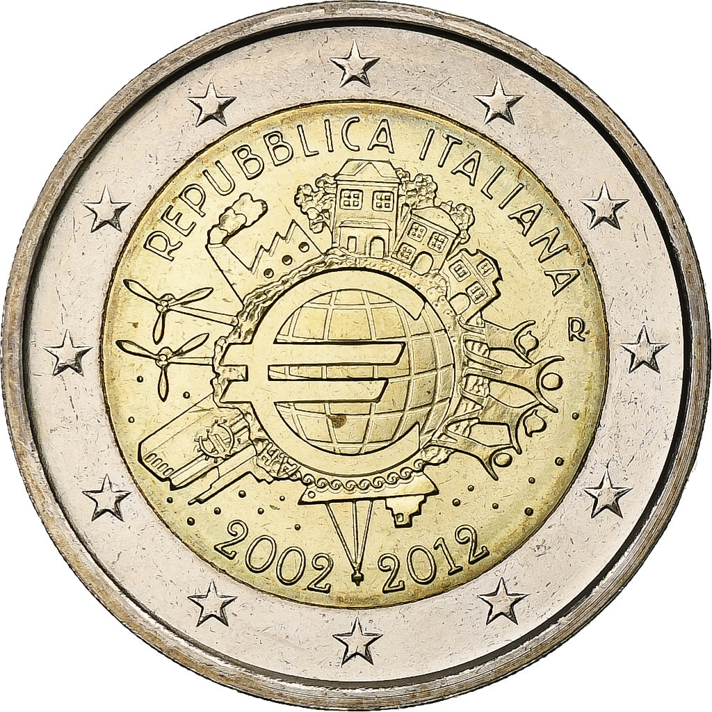 włoski,
2 euro,
Einführung in den Euro