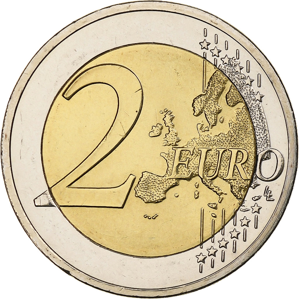 Griechenland,
2 euro,
30 Jahre vor dem Drapeau de l'UE
