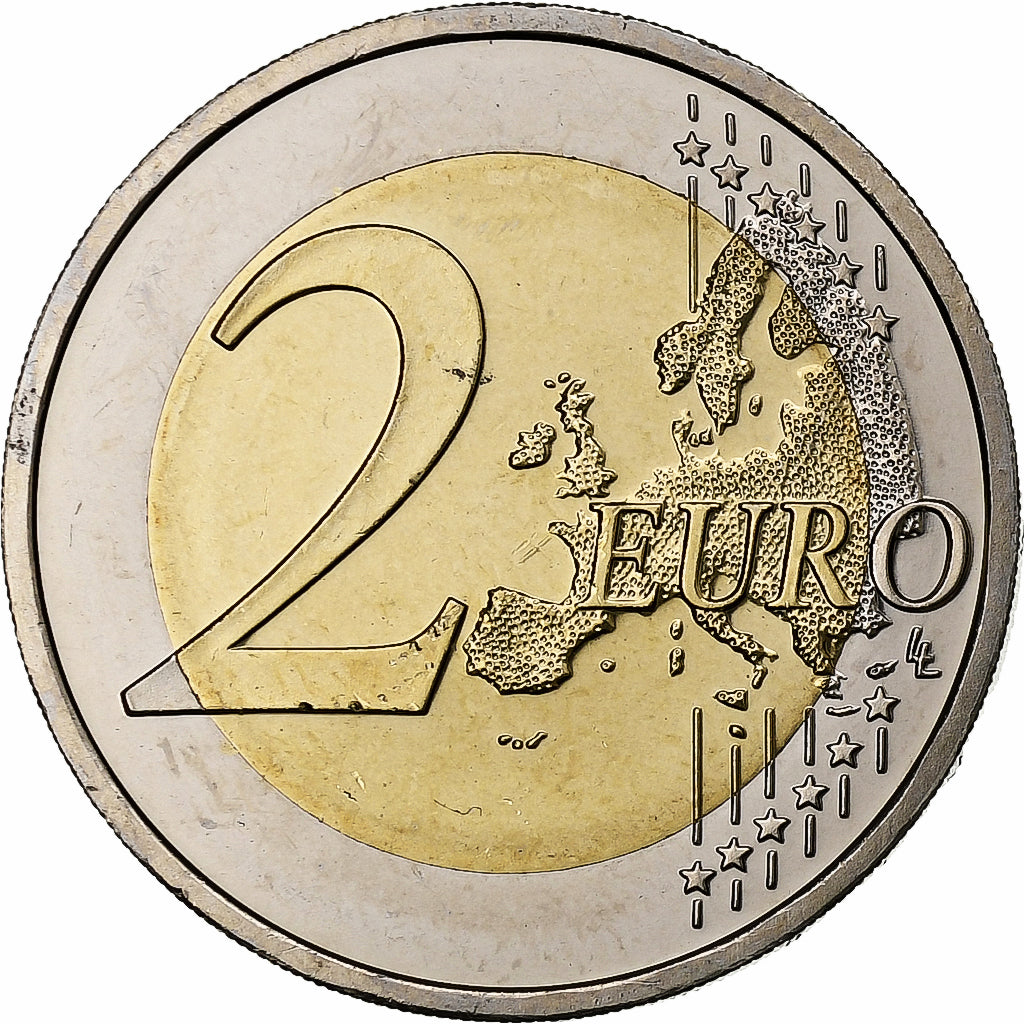 Lettland,
2 euro,
Irisierend