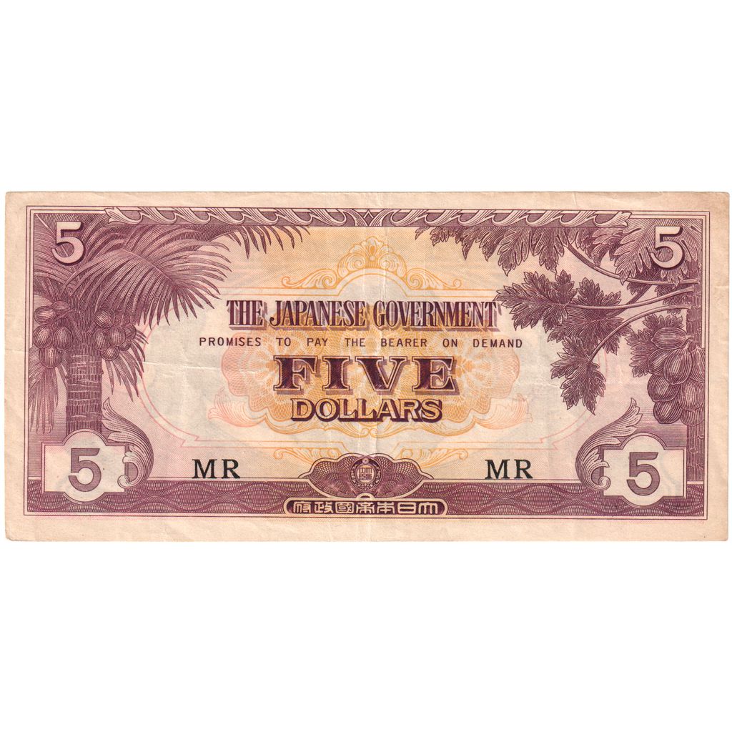 MALAJA,
5 dolarów,
1942