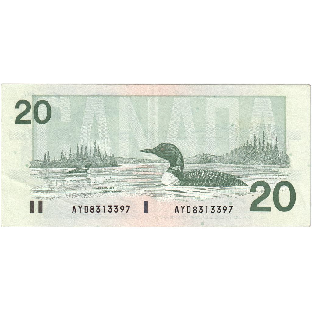 Kanada,
20 dolarów,
WF(40-45)