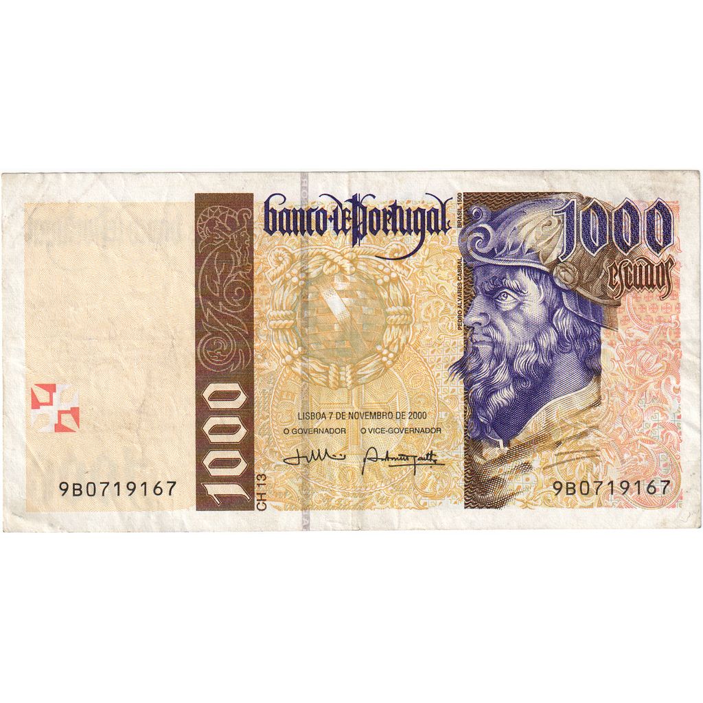 Portugalia,
1000 Escudo,
WF(40-45)