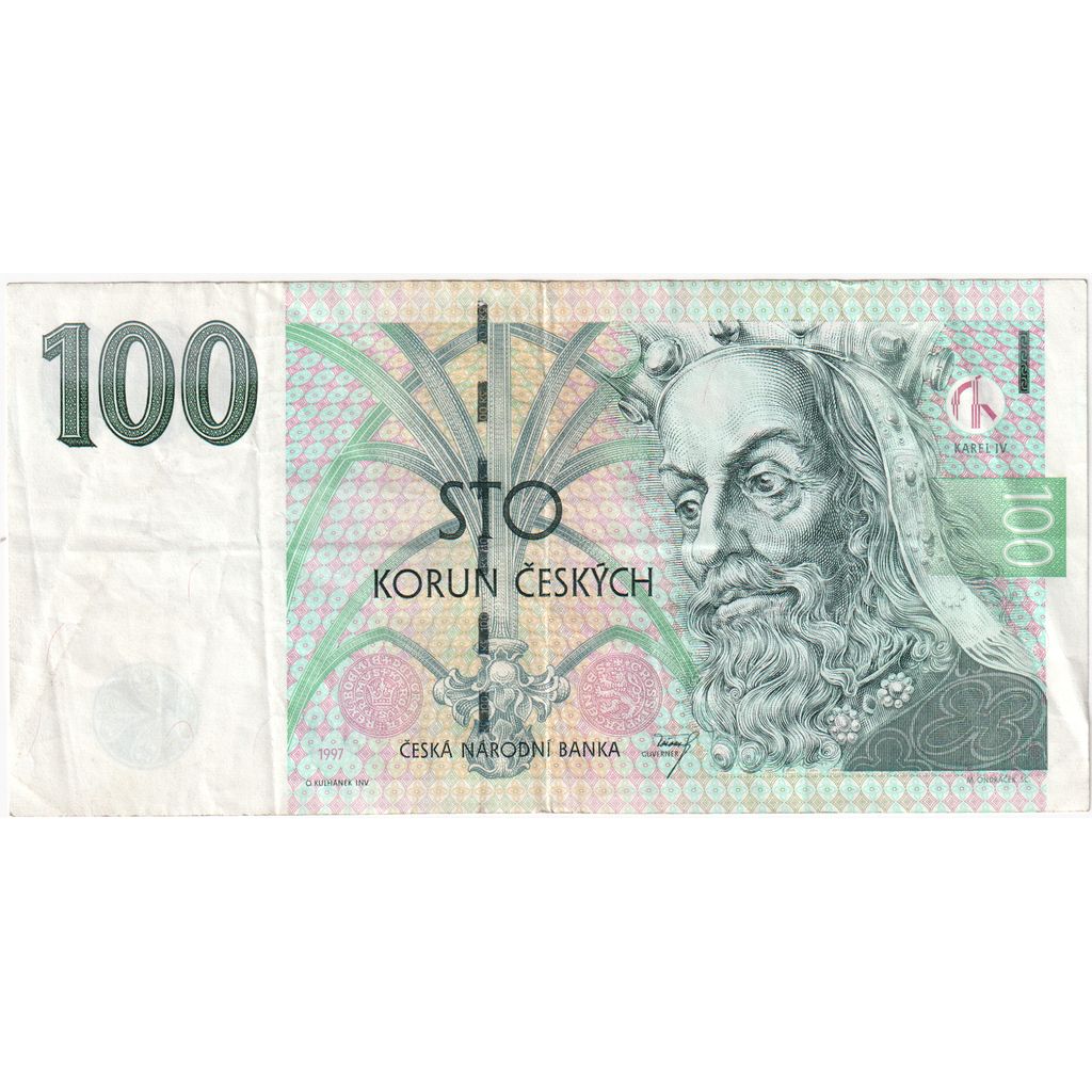 Czechy,
100 koron,
UA(55-58)