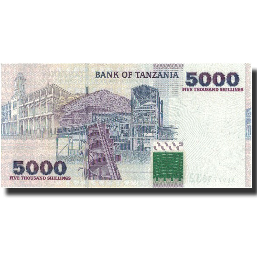 Banknot,
Tanzania,
5000 Shilingi