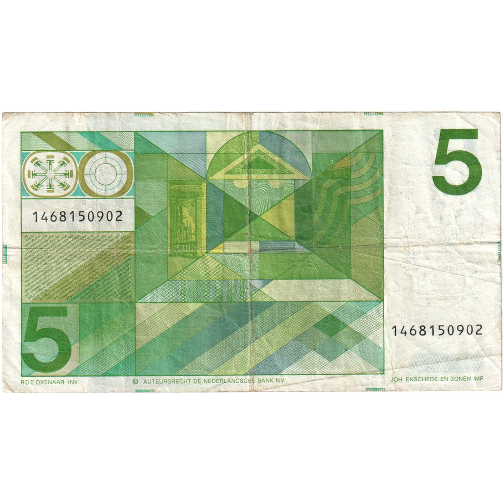 Niderlandy,
5 Guldenów,
1973