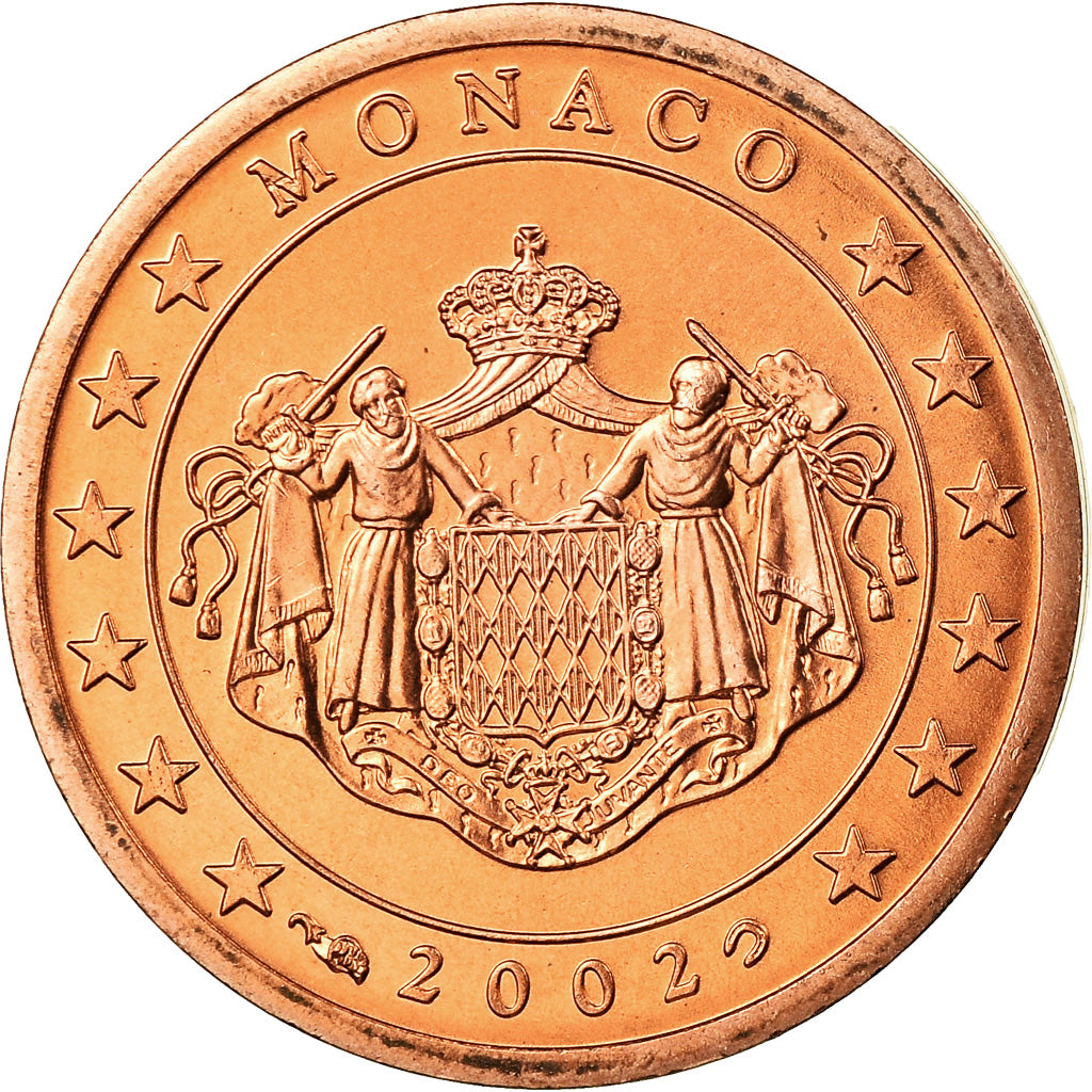 Monako,
2 eurocenty,
2002