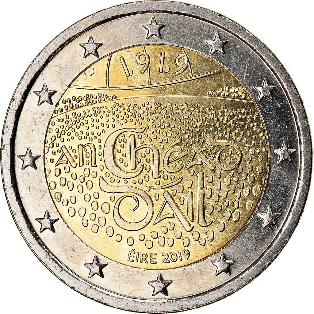 REPUBLIKA IRLANDIA,
2 euro,
Dáil Éireann