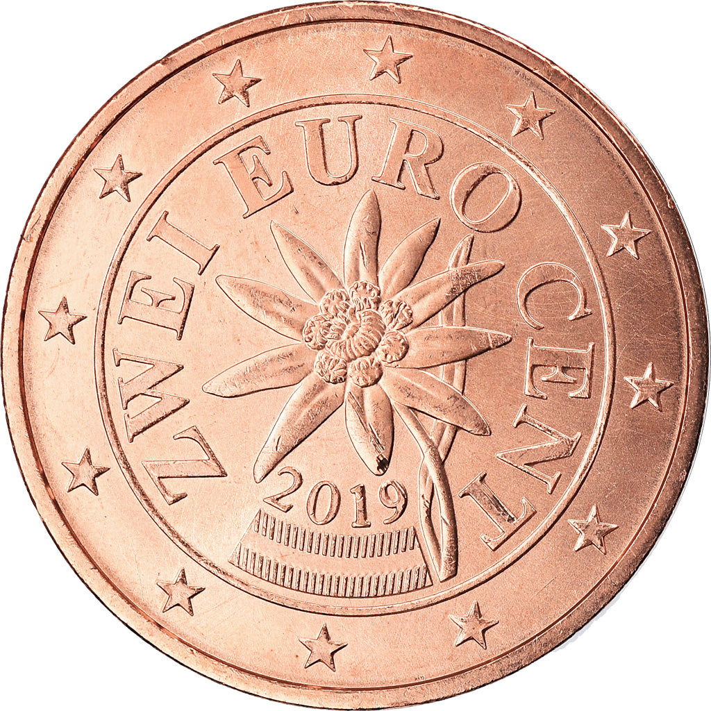 Österreich,
2 eurocenty,
2019