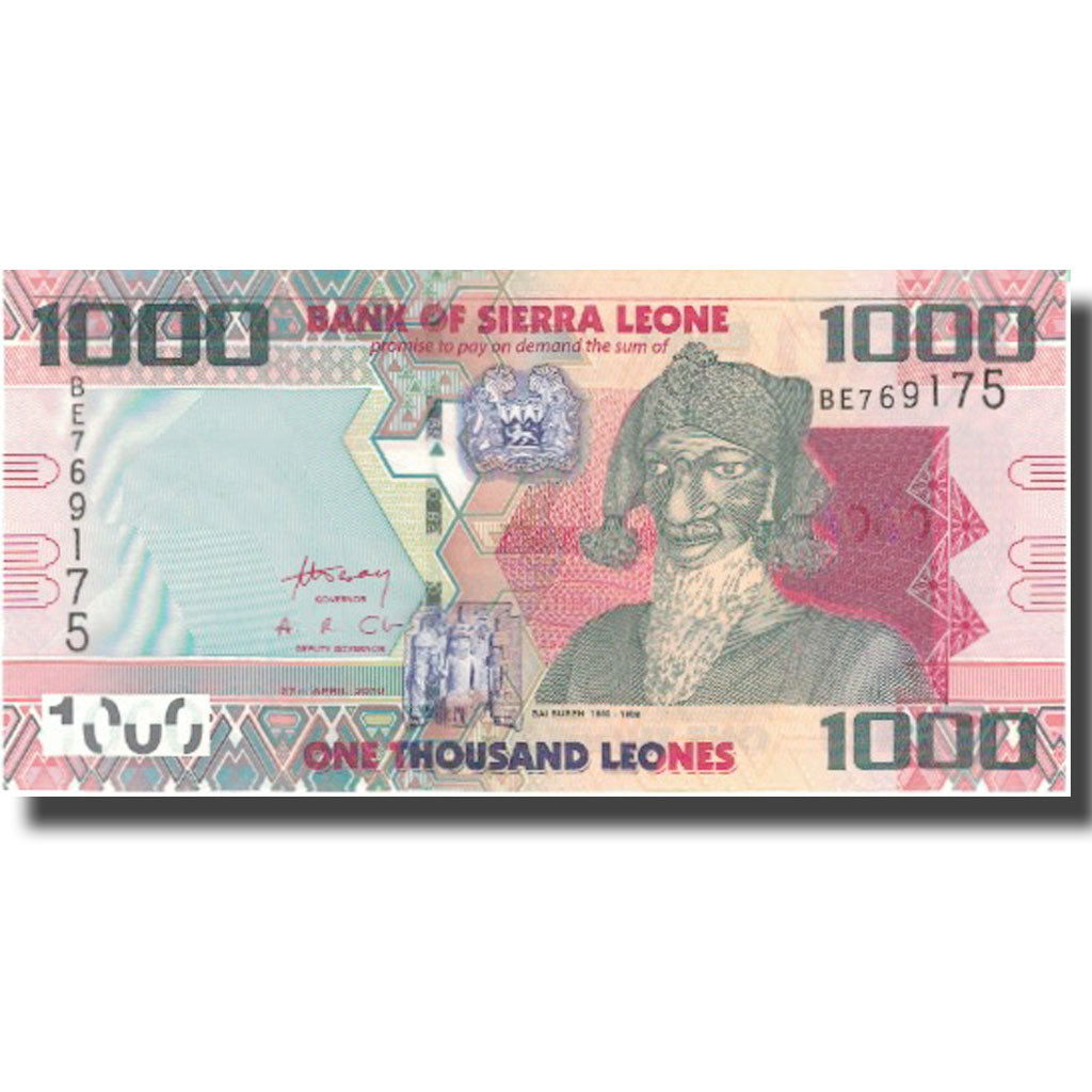 Banknot,
Sierra Leone,
1000 Leonów