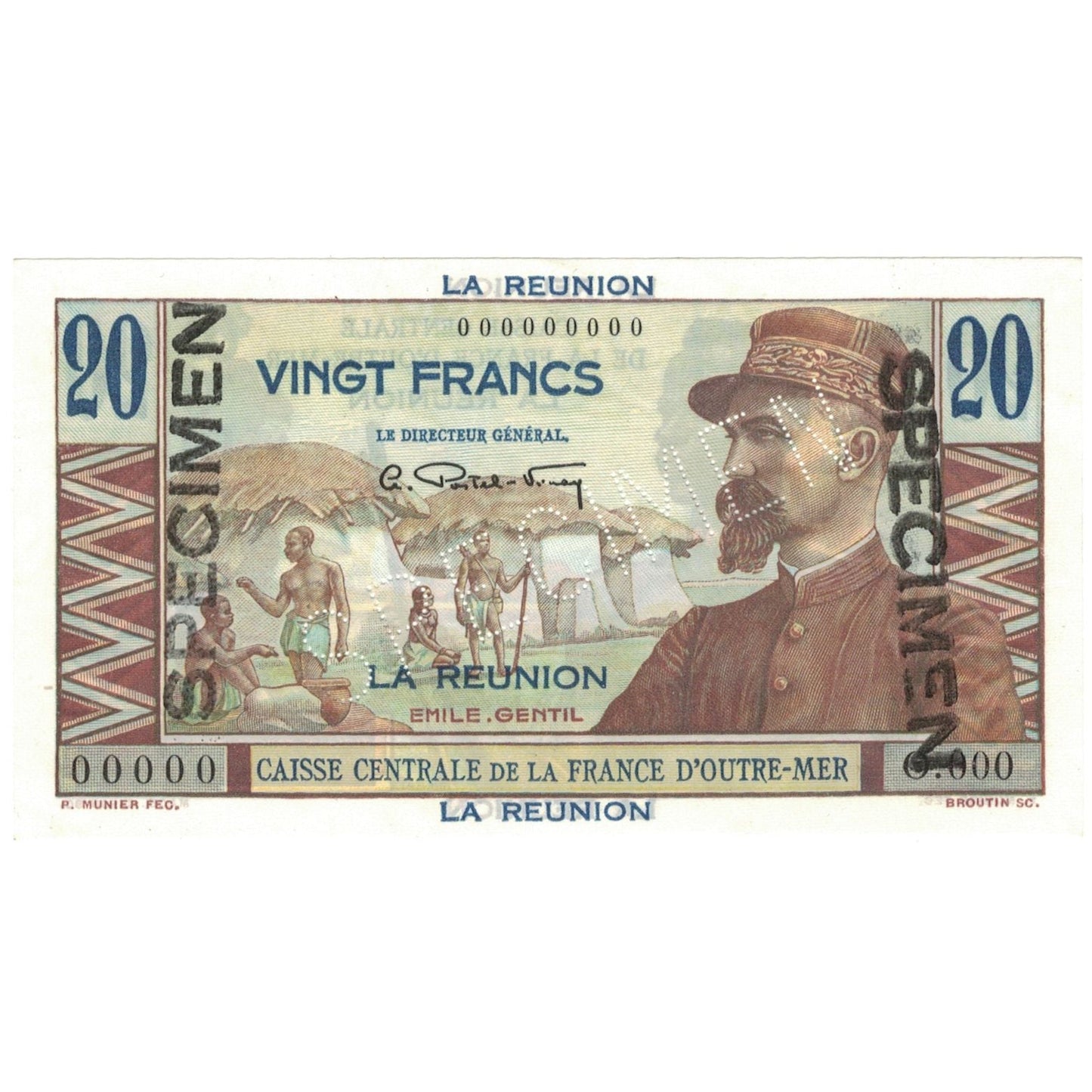 Banknot,
Zjazd,
20 franków