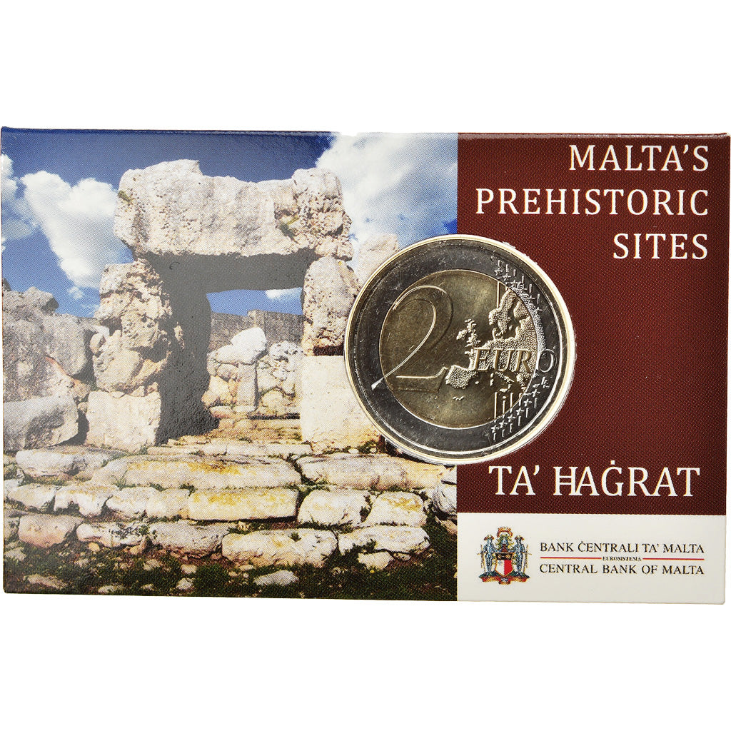 Malta,
2 euro,
Ta' Ħaġrat