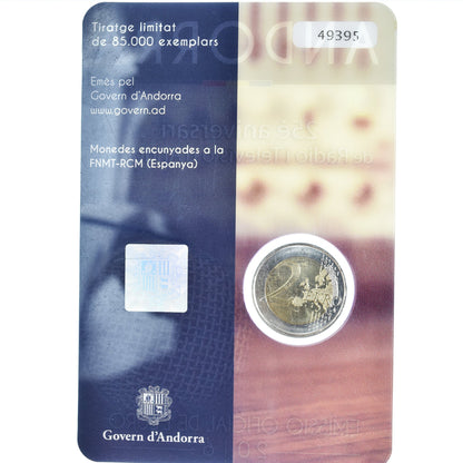 Andora, 
  
  2 euro, 
  
  25. Jahrestag des Radiosenders