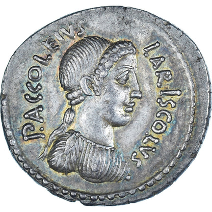 Ackoleia, 
  
  Denar, 
  
  43 p.n.e