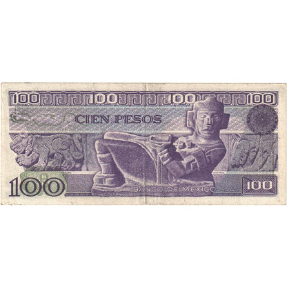 Banknot, 
  
  Meksyk, 
  
  100 peso
