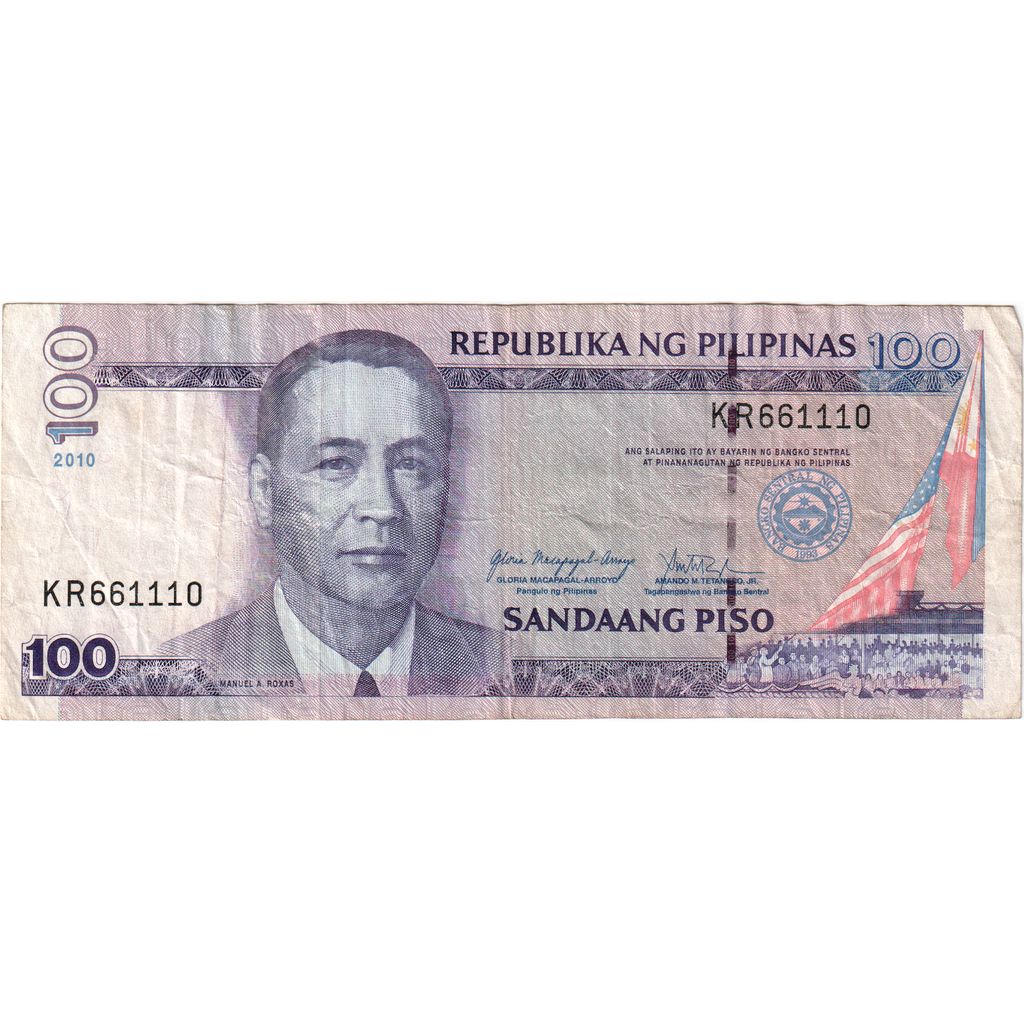 Filipiny, 
  
  100 piso, 
  
  2010