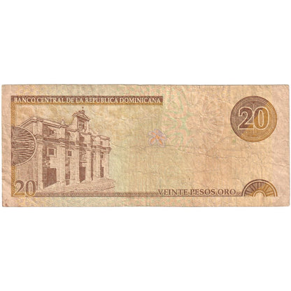 Dominikana, 
  
  20 peso Oro, 
  
  2000