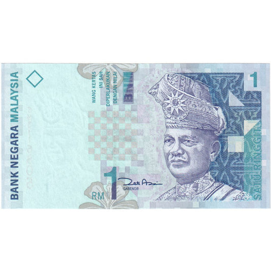 Malezja, 
  
  1 Ringgit, 
  
  UNC(65-70)