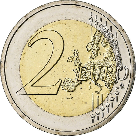 Niederlande, 
  
  2 euro, 
  
  Europäischer Vorhang