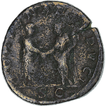 Hadriana, 
  
  Sestercjusz, 
  
  133-135