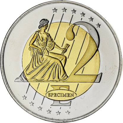 Polska, 
  
  2 euro, 
  
  Fantasie-Euro-Muster