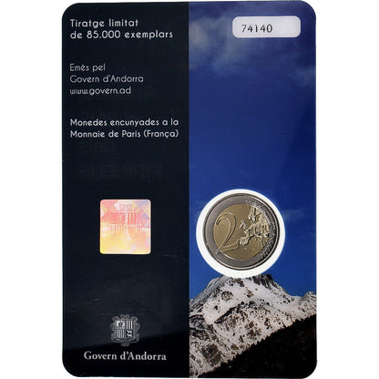 Andora, 
  
  2 euro, 
  
  Pays des Pyrénées