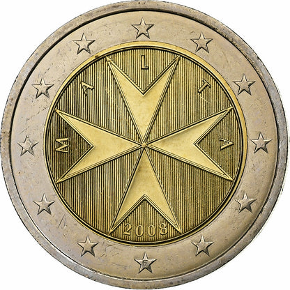 Malta, 
  
  2 euro, 
  
  BU