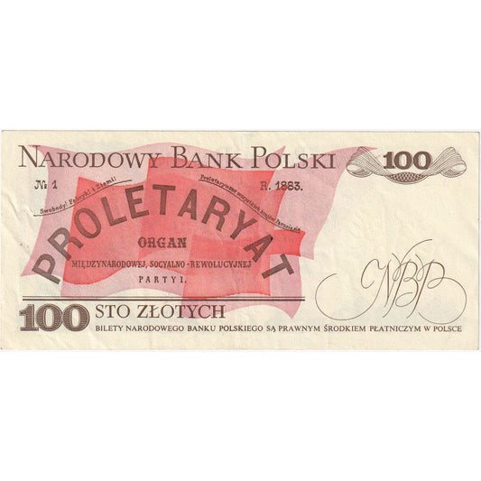 Polska, 
  
  100 złotych, 
  
  1986-06-01