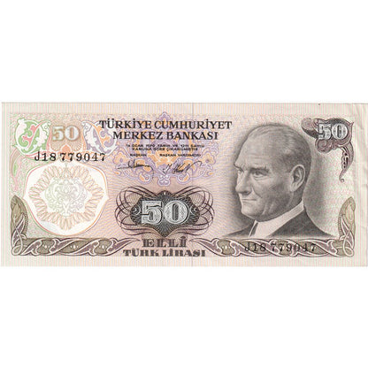 Indyk, 
  
  50 lirów, 
  
  Stara data 14.10.1970