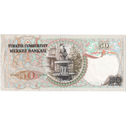Indyk, 
  
  50 lirów, 
  
  Stara data 14.10.1970