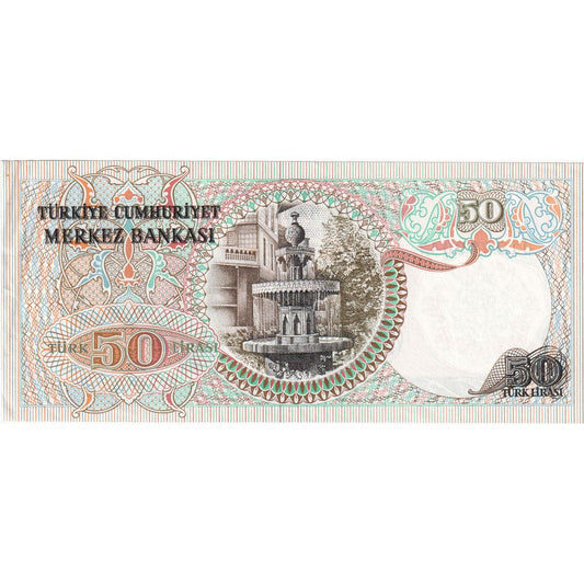 Indyk, 
  
  50 lirów, 
  
  Stara data 14.10.1970