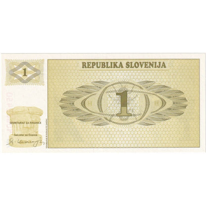 Słowenia, 
  
  1 tolar, 
  
  UNC(65-70)
