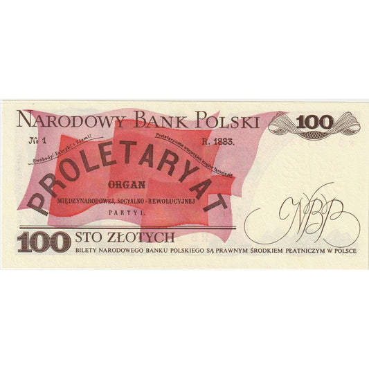 Polska, 
  
  100 złotych, 
  
  1988-12-01