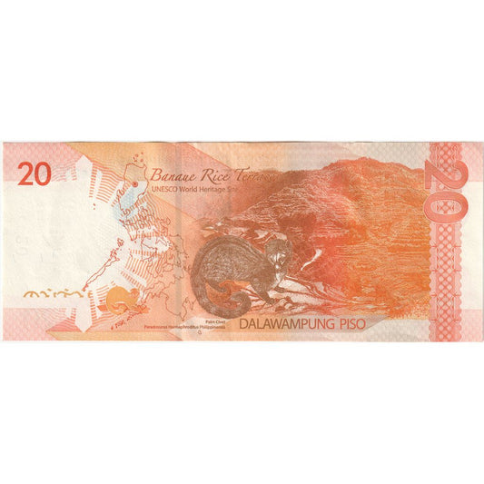 Filipiny, 
  
  20 Piso, 
  
  2014