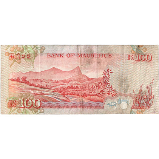 Mauritius, 
  
  100 rupii, 
  
  WF(40-45)