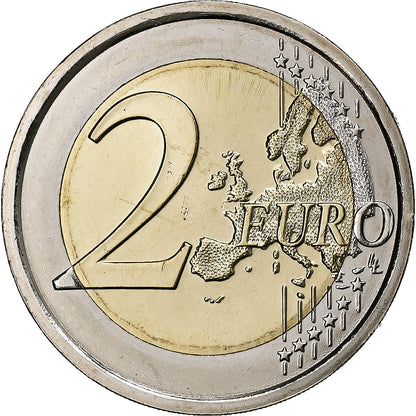 włoski, 
  
  2 euro, 
  
  Verfassung der Italienischen Republik