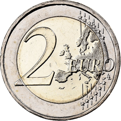 Griechenland, 
  
  2 euro, 
  
  Koloriert