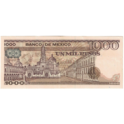Banknot, 
  
  Meksyk, 
  
  1000 peso
