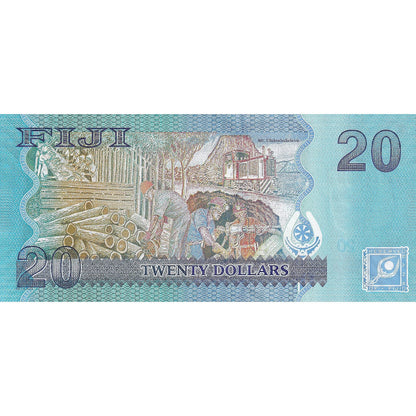 Fidżi, 
  
  20 dolarów, 
  
  2013